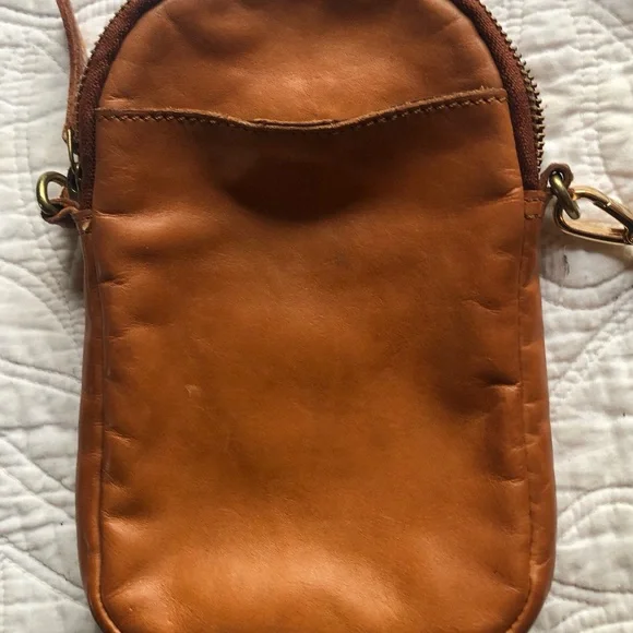 Vilenca Holland Woven Leather Crossbody Bag 3.5x7.5 - Picture 5 of 8